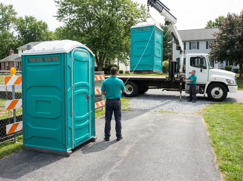 High-Rise and Crane-Lift Portable Toilets in Edgewood, MD